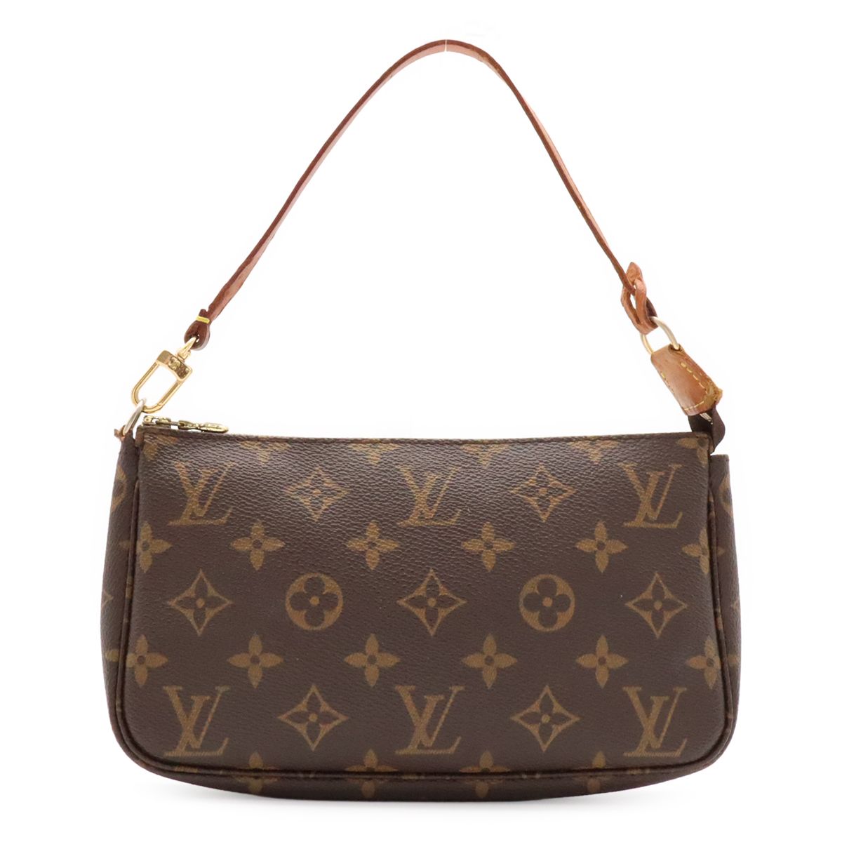 Louis Vuitton Monogram Pochette Soir Pouch Handbag Party