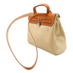 Hermes Herbag PM 2-Way Shoulder Bag Toile Officier GM Black Natural — view 2
