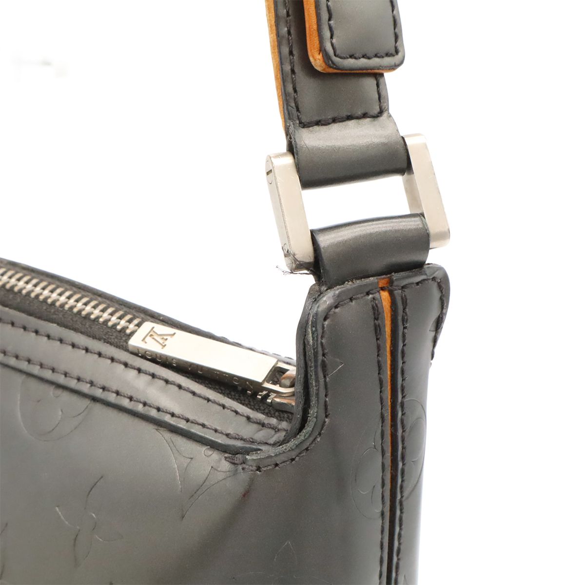 Louis Vuitton Monogram Matte Sutter Shoulder Bag Leather Noir — view 5