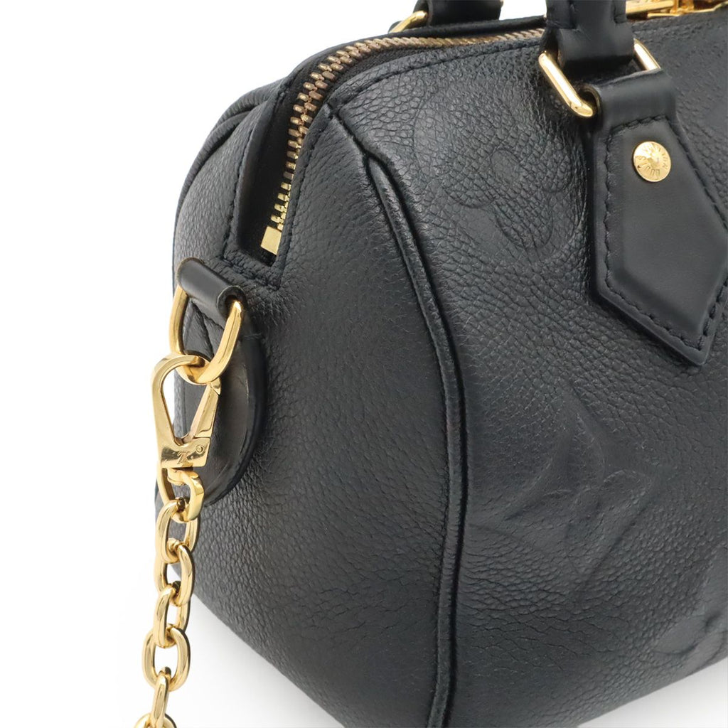 Louis Vuitton Monogram Empreinte Speedy Bandouliere 20 2-Way Shoulder Bag Noir — view 7