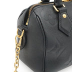 Louis Vuitton Monogram Empreinte Speedy Bandouliere 20 2-Way Shoulder Bag Noir — view 7