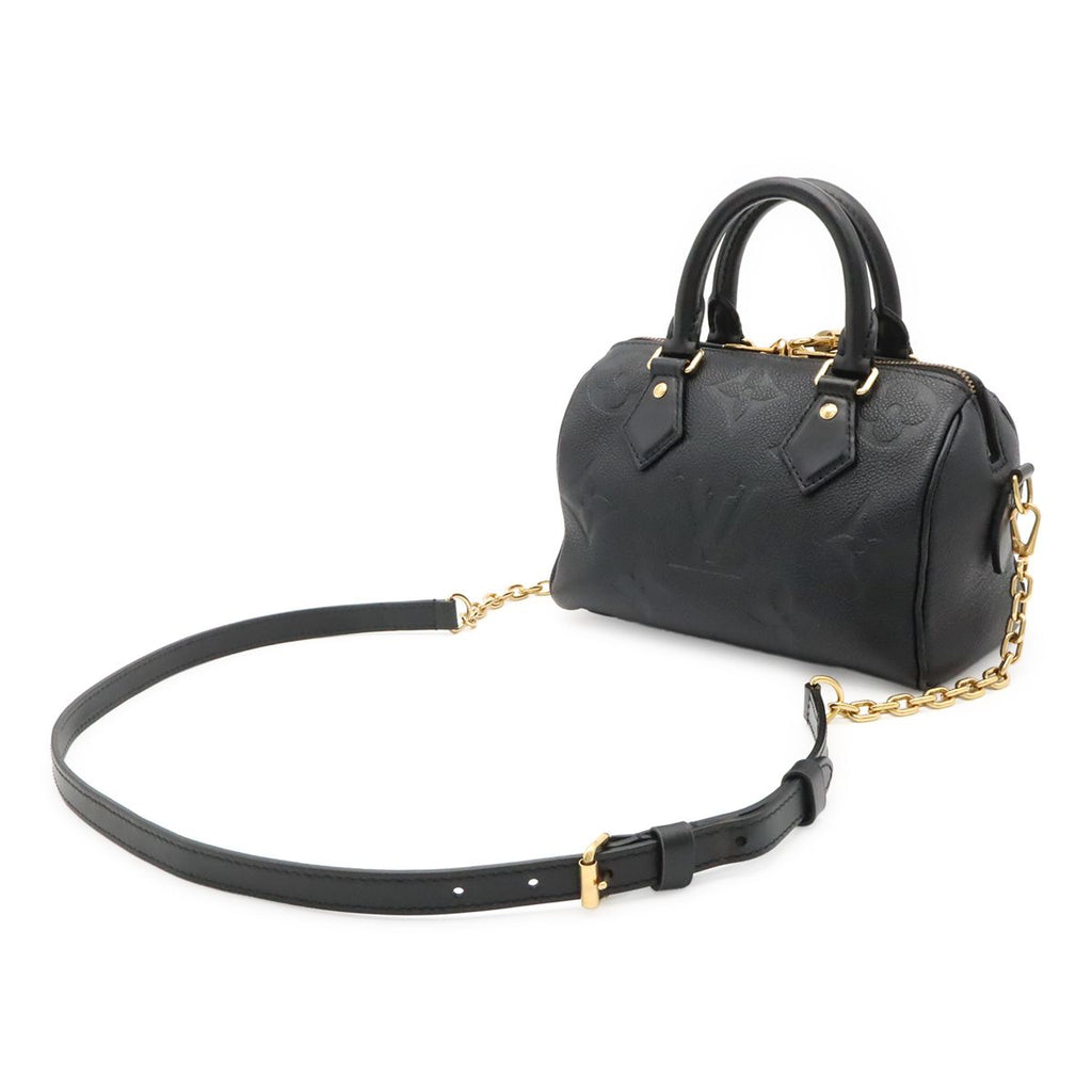 Louis Vuitton Monogram Empreinte Speedy Bandouliere 20 2-Way Shoulder Bag Noir — view 2