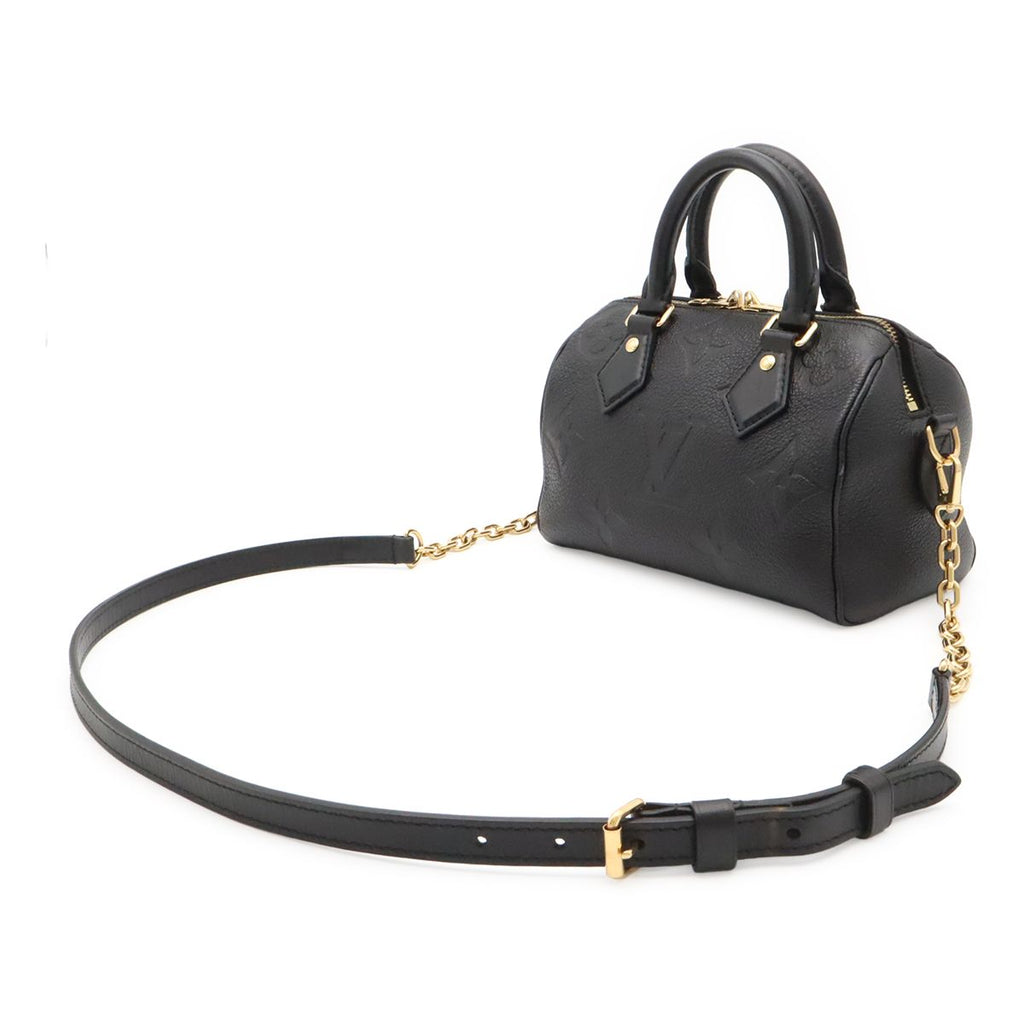 Louis Vuitton Monogram Empreinte Speedy Bandouliere 20 2-Way Shoulder Bag Noir — view 2