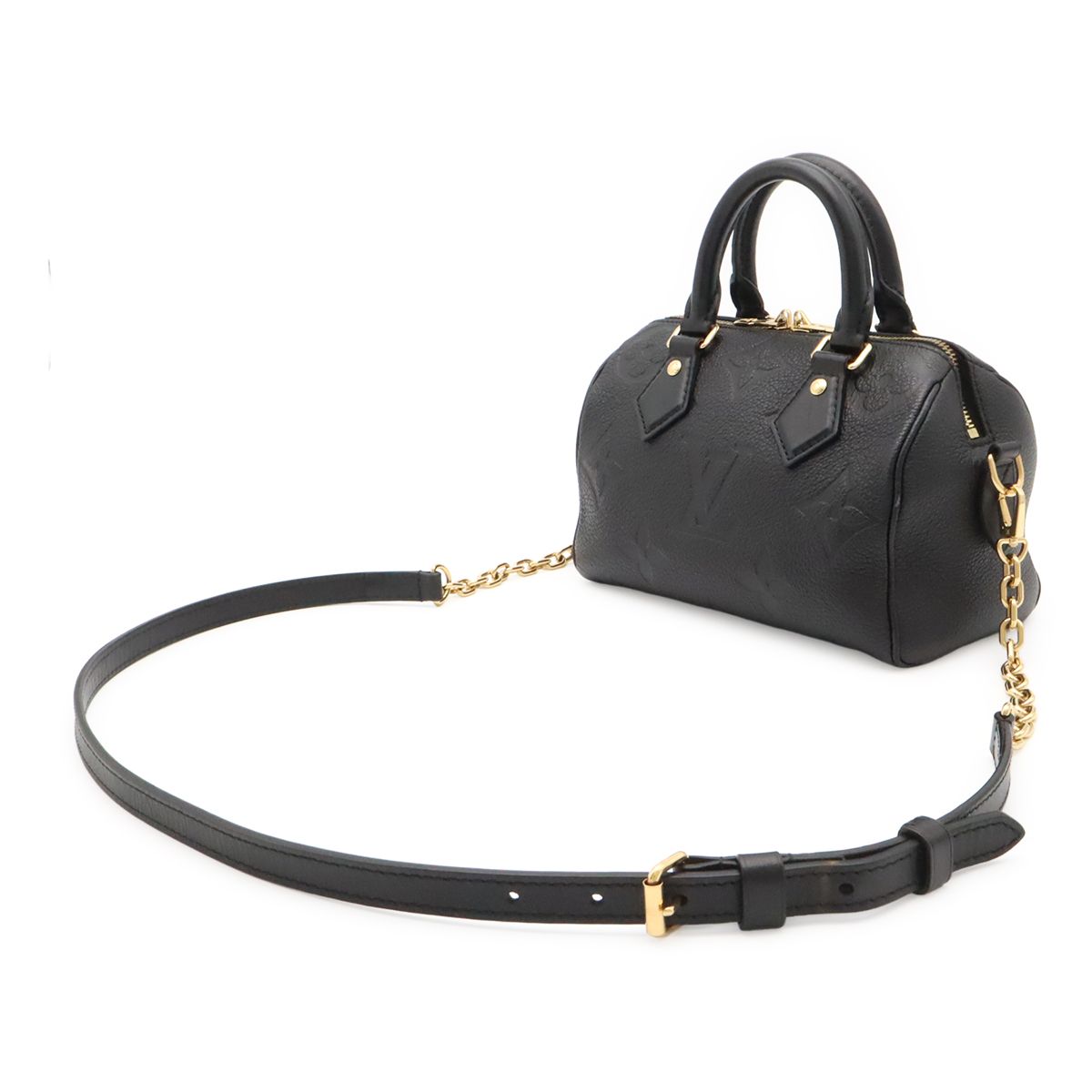 Louis Vuitton Monogram Empreinte Speedy Bandouliere 20 2-Way Shoulder Bag Noir — view 2