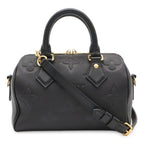 Louis Vuitton Monogram Empreinte Speedy Bandouliere 20 2-Way Shoulder Bag Noir
