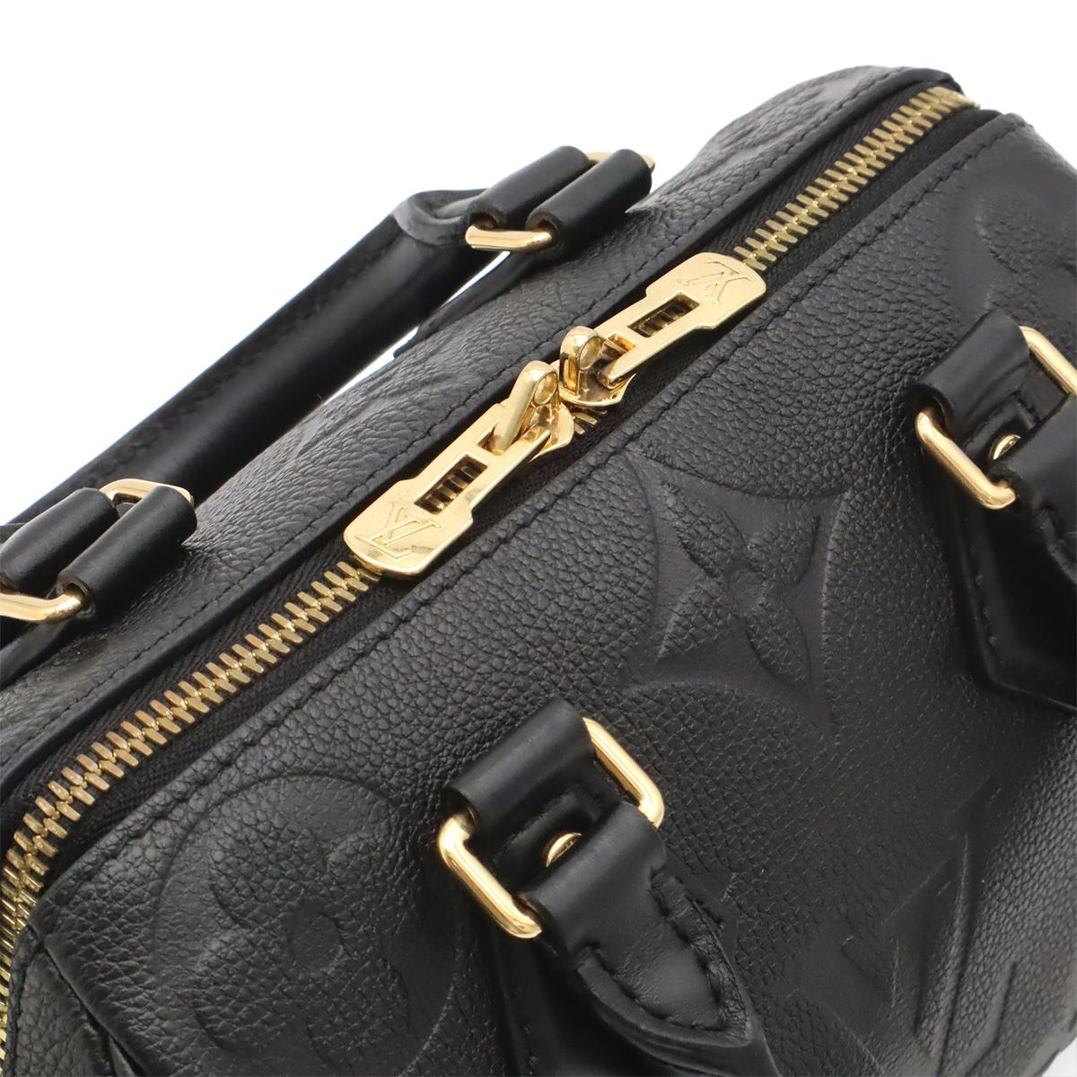Louis Vuitton Monogram Empreinte Speedy Bandouliere 20 2-Way Shoulder Bag Noir — view 5
