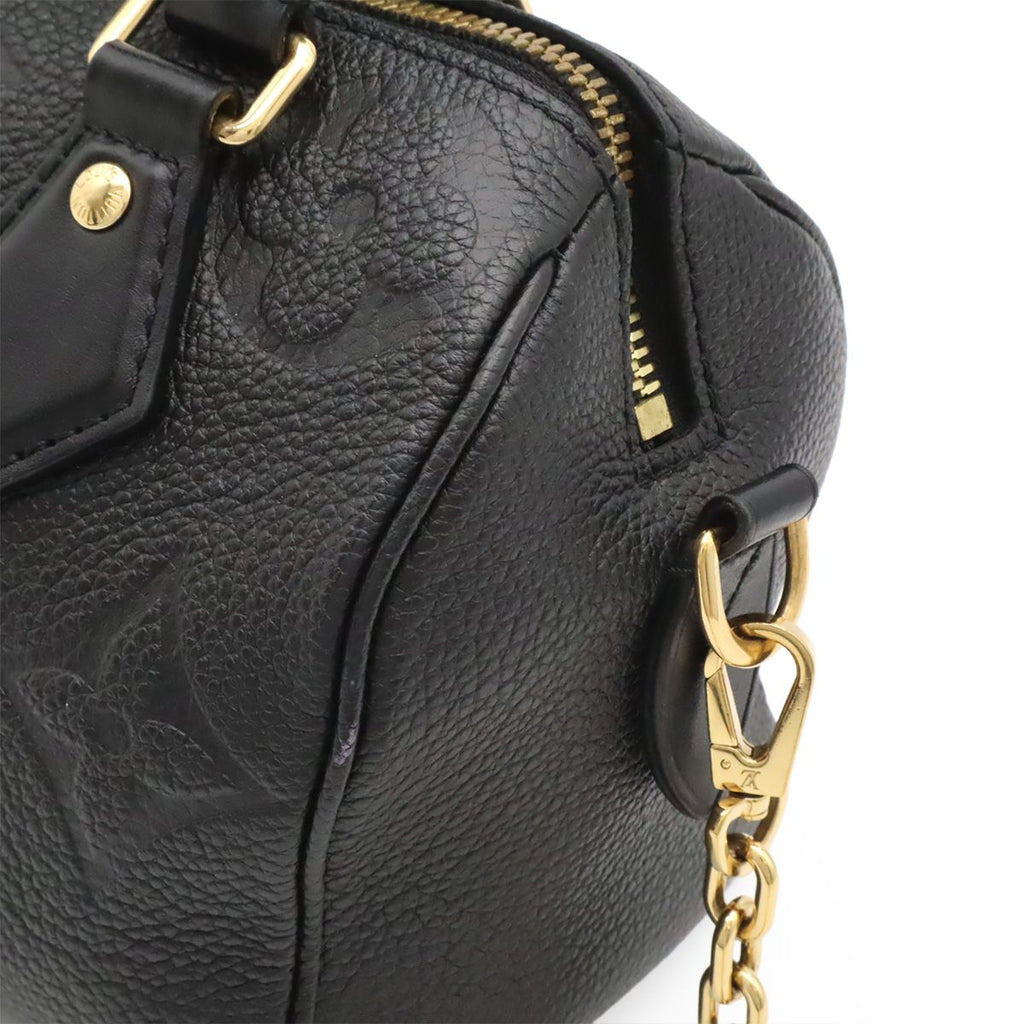 Louis Vuitton Monogram Empreinte Speedy Bandouliere 20 2-Way Shoulder Bag Noir — view 7