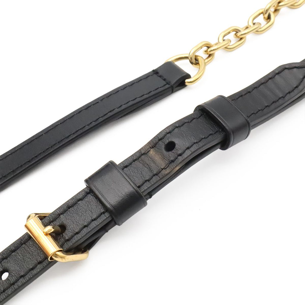 Louis Vuitton Monogram Empreinte Speedy Bandouliere 20 2-Way Shoulder Bag Noir — view 8