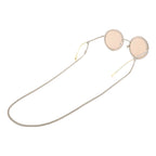 Chanel Glass Chain Sunglasses Round Eyewear — view 2