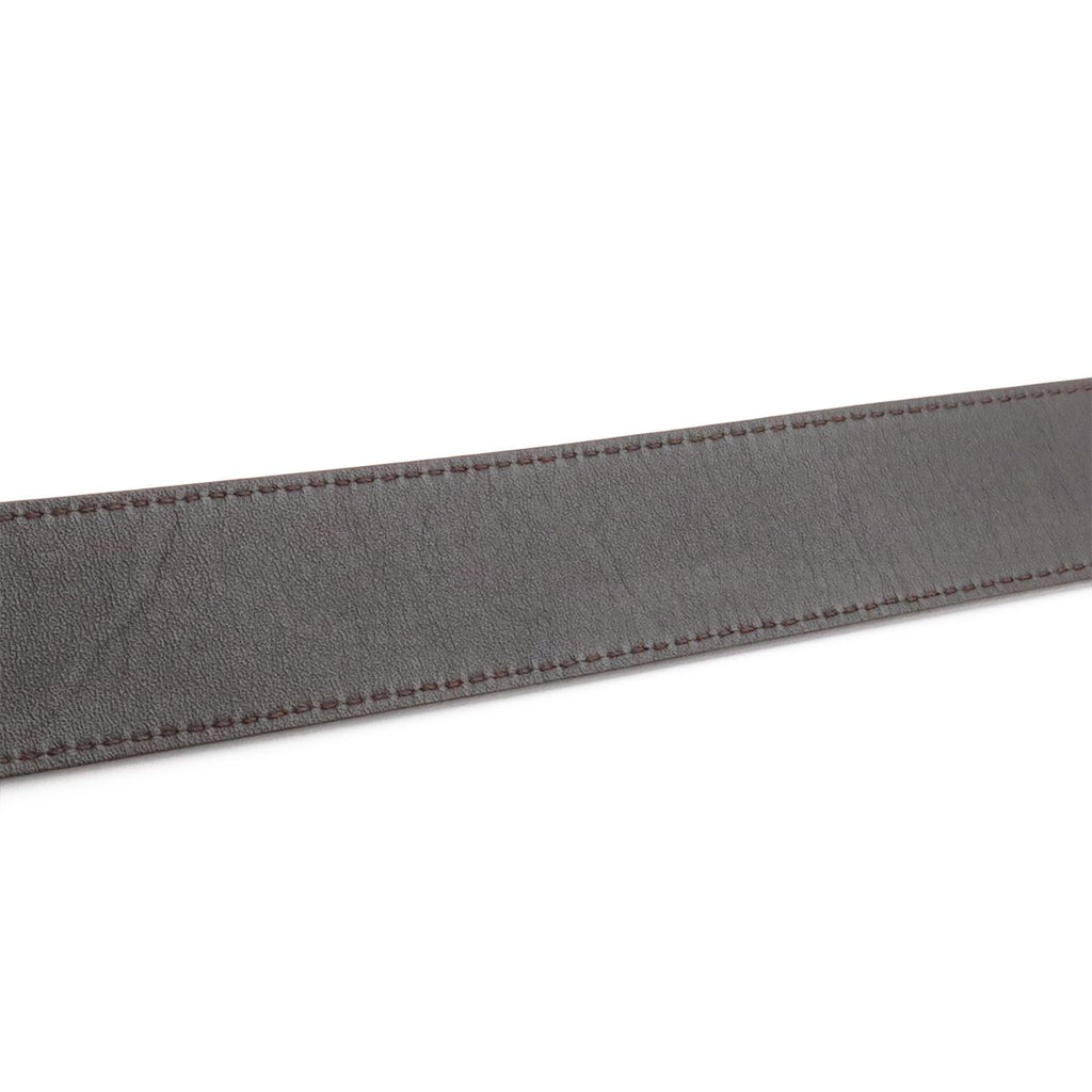 Louis Vuitton Damier Infini Boston Belt 35 Reversible Mocha Dark Brown Gold 90 — view 7
