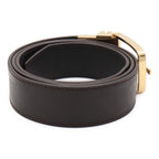 Louis Vuitton Damier Infini Boston Belt 35 Reversible Mocha Dark Brown Gold 90 — view 2