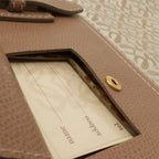 Loewe Anagram All Over Pattern Tote Shoulder Bag Leather Jacquard Canvas Pink — view 9