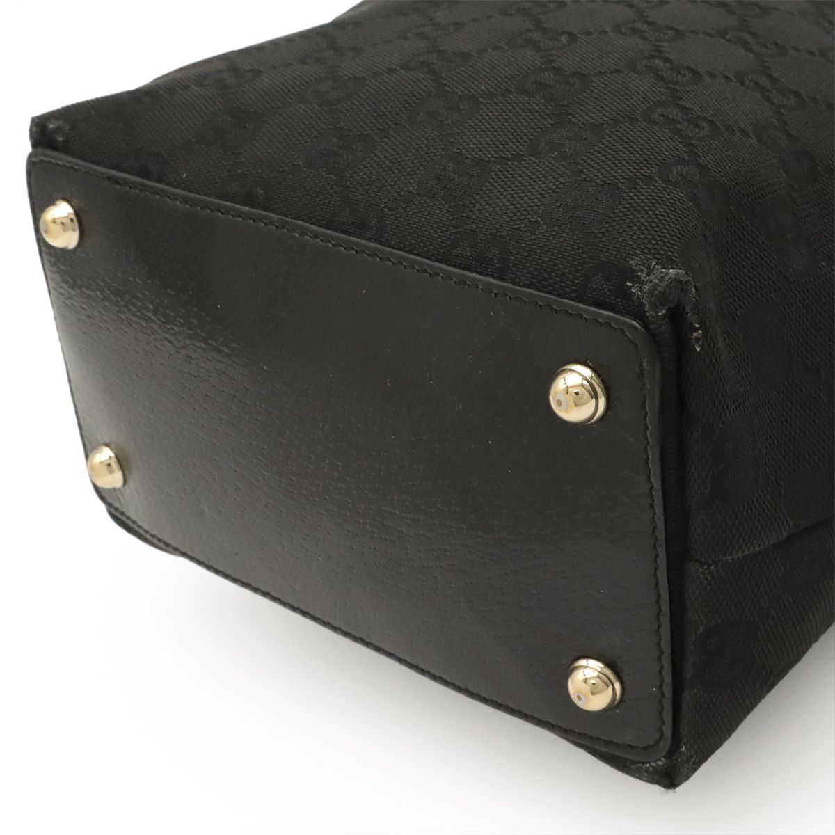 Gucci GG Canvas Tote Shoulder Bag Bucket — view 3