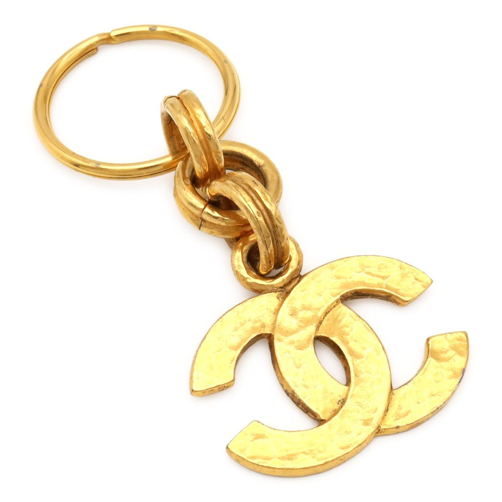 Chanel CC Logo CC Mark Key Holder Key Sling Bag Charm Gold Plated — view 2
