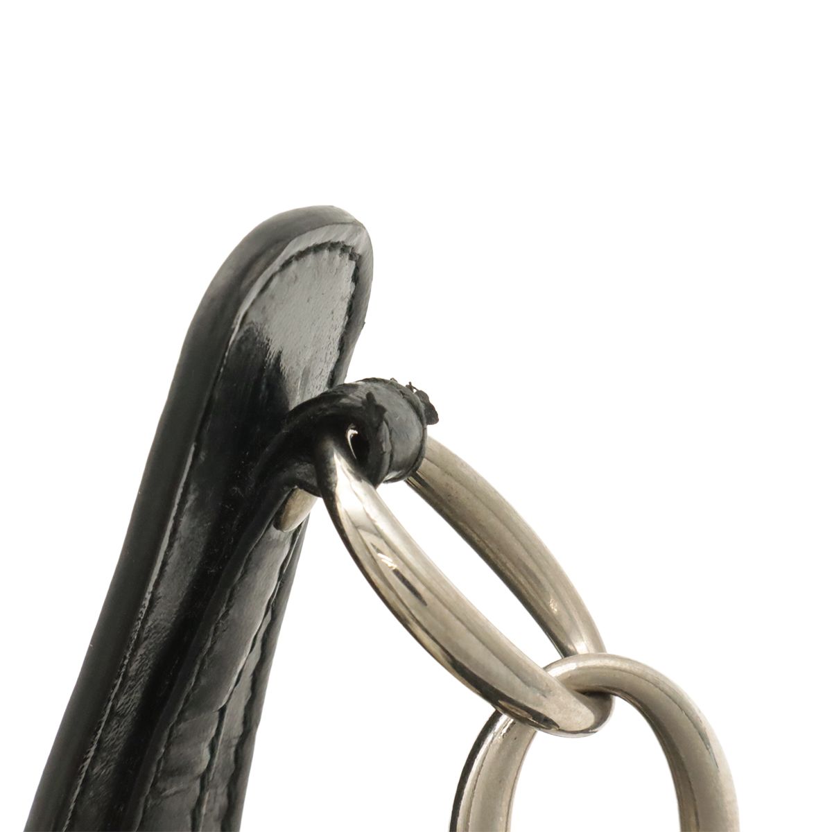 Dior Cannage Tote Enamel Black Silver — view 6