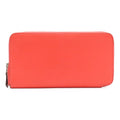 Hermes Azap Long Silk in Zip Around Wallet Veau Rose Jaipur Pink Silver