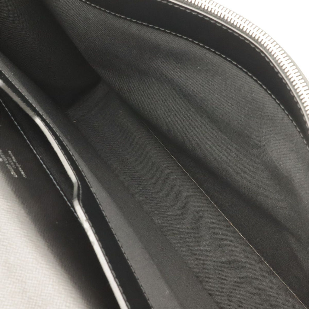 Louis Vuitton Taiga Document Purse Briefcase Business Leather Ardoise Black — view 6