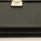 Louis Vuitton Taiga Document Purse Briefcase Business Leather Ardoise Black — view 4
