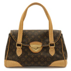 Louis Vuitton Monogram Beverly GM Shoulder Bag Semi Noir Black