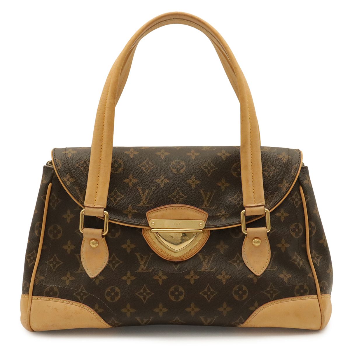Louis Vuitton Monogram Beverly GM Shoulder Bag Semi Noir Black