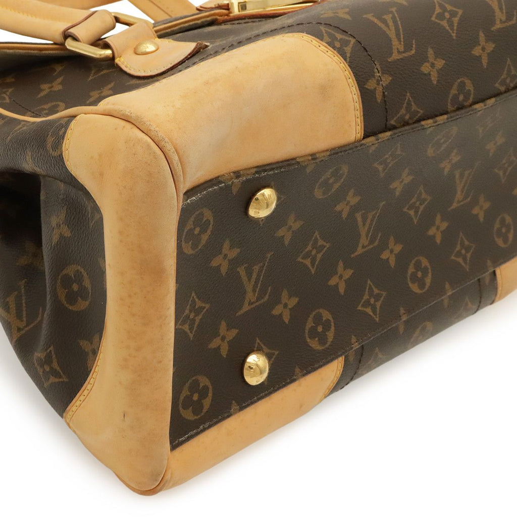 Louis Vuitton Monogram Beverly GM Shoulder Bag Semi Noir Black — view 3