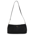 Prada Triangle Logo Shoulder Bag Nylon Leather Nero Black with Mirror Overseas