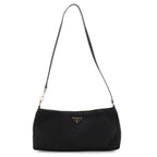 Prada Triangle Logo Shoulder Bag Nylon Leather Nero Black with Mirror Overseas