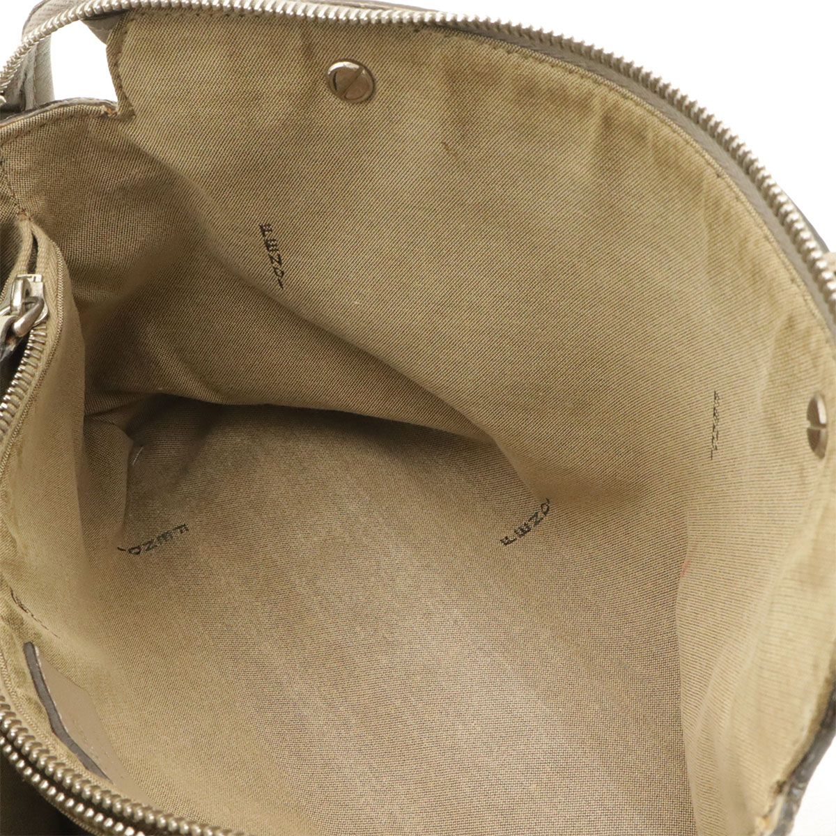 Fendi by the Way 2-Way Shoulder Bag Leather White Silver — view 7