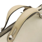 Fendi by the Way 2-Way Shoulder Bag Leather White Silver — view 4
