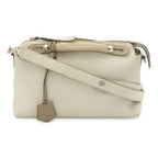 Fendi by the Way 2-Way Shoulder Bag Leather White Silver