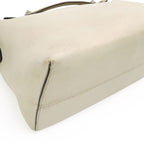 Fendi by the Way 2-Way Shoulder Bag Leather White Silver — view 3