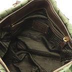 Prada Tessuto Gathered Tote 2-Way Shoulder Bag Nylon Khaki Brown — view 8
