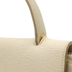 Celine Belt Bag Micro 2-Way Crossbody Calfskin Leather Ivory Gold — view 5