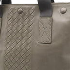 Bottega Veneta Intrecciato Tote 2-Way Shoulder Bag Long Leather Gray — view 7