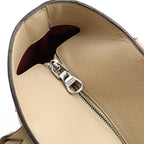 Loewe Anagram Amazona Justa Tote Leather Light Beige Silver — view 5