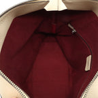 Loewe Anagram Amazona Justa Tote Leather Light Beige Silver — view 8