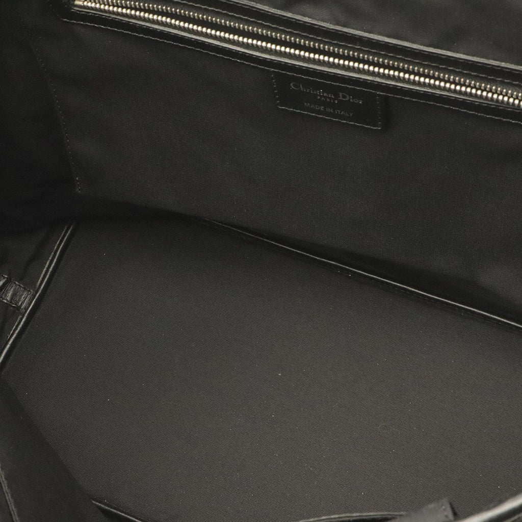 Dior Cannage Panarea Tote Shoulder Bag Black Silver — view 5
