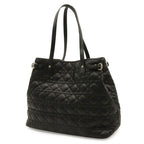 Dior Cannage Panarea Tote Shoulder Bag Black Silver — view 2