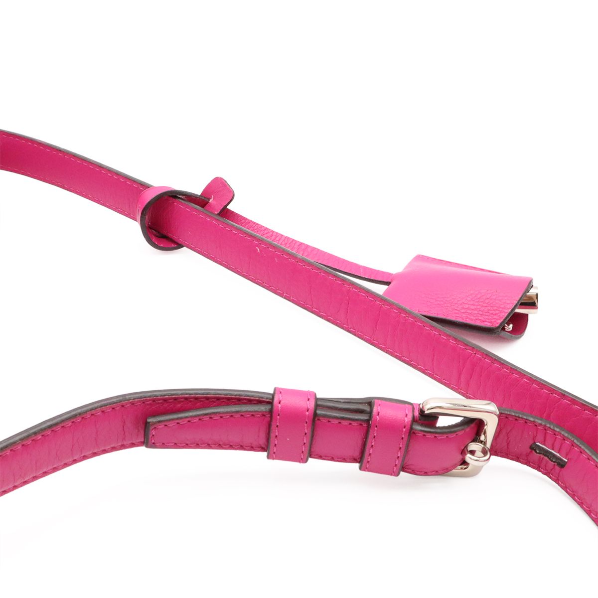 Loewe Heritage Logo Shoulder Bag Pochette Crossbody Leather Pink Gold 377.79.753 — view 4