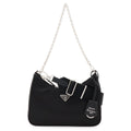 Prada Triangle Logo Re Edition Chain 2-Way Shoulder Bag Nylon Nero Black Pouch