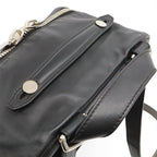 Fendi Backpack Leather Black Silver — view 4