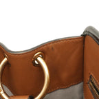 Fendi Run Away Small Shoulder Bag 2-Way Leather Brown Black Gold Silver — view 9