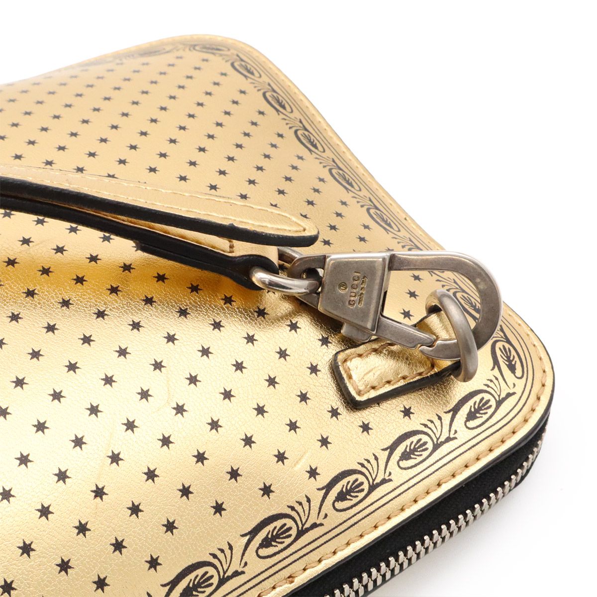 Gucci Guccy Sega Collaboration Star Shoulder Bag Pochette 2-Way Pouch Leather — view 5