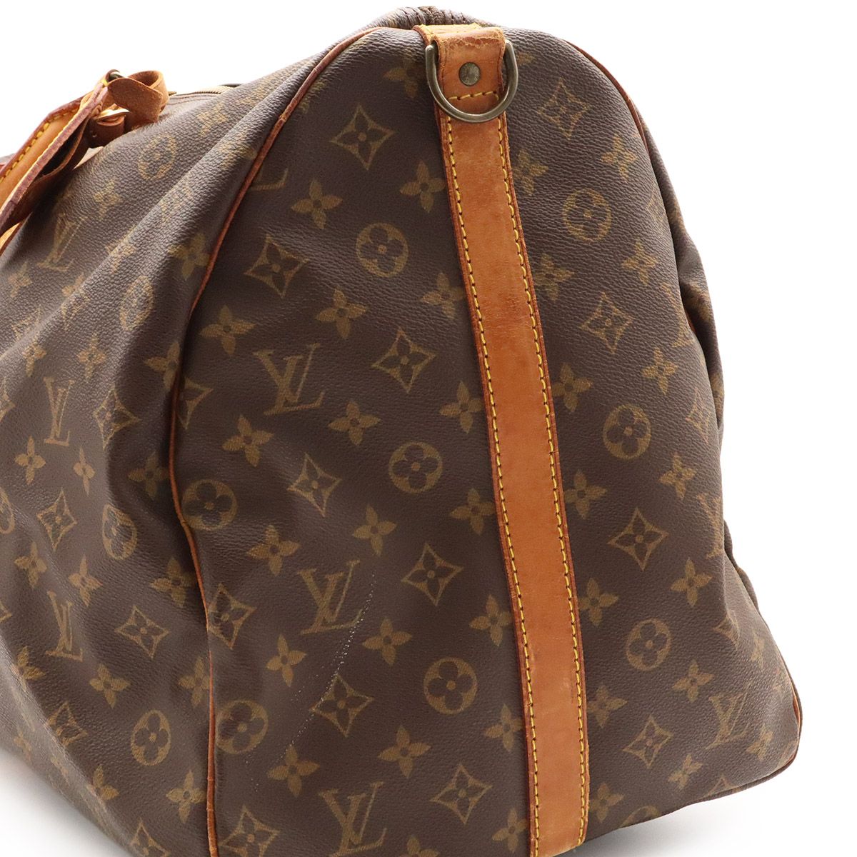 Louis Vuitton Monogram Keepall Bandouliere 60 Boston Bag Purse 2-Way — view 7
