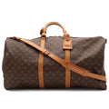 Louis Vuitton Monogram Keepall Bandouliere 60 Boston Bag Purse 2-Way