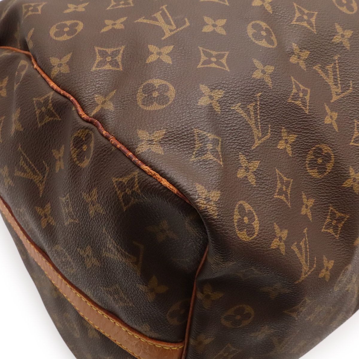 Louis Vuitton Monogram Keepall Bandouliere 60 Boston Bag Purse 2-Way — view 3