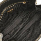 Prada Galleria Triangle Tote Saffiano Leather Nero Black Gold — view 6