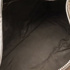 Hermes Acapulco PM Tote Nylon Leather Dark Brown Silver — view 7