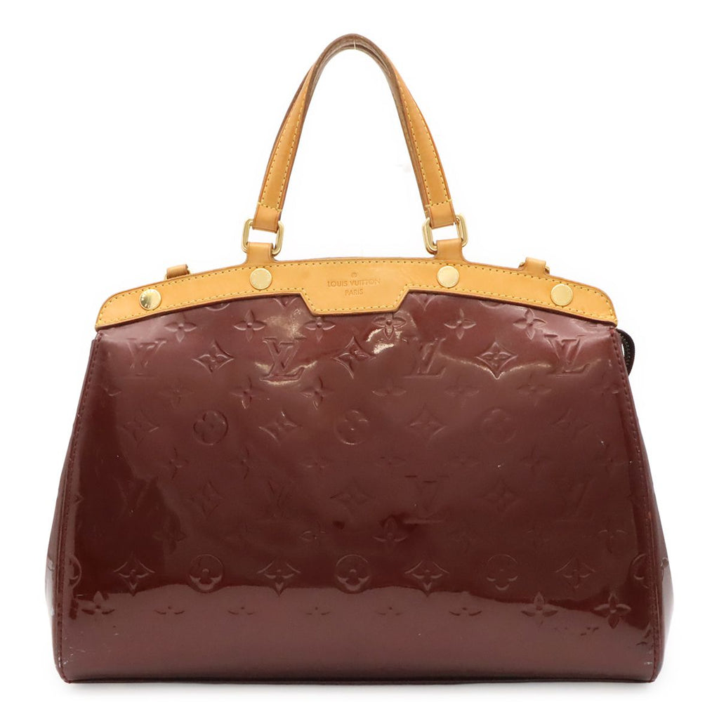 Louis Vuitton Monogram Vernis Blair MM Tote Enamel Rouge Fauvist