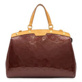 Louis Vuitton Monogram Vernis Blair MM Tote Enamel Rouge Fauvist